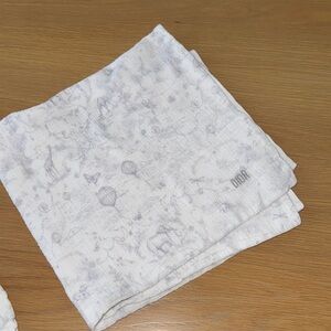 Dior White Baby Blanket with Animal Motif